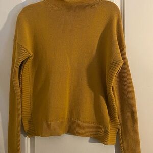 Tahari Mustard Turtleneck Sweater